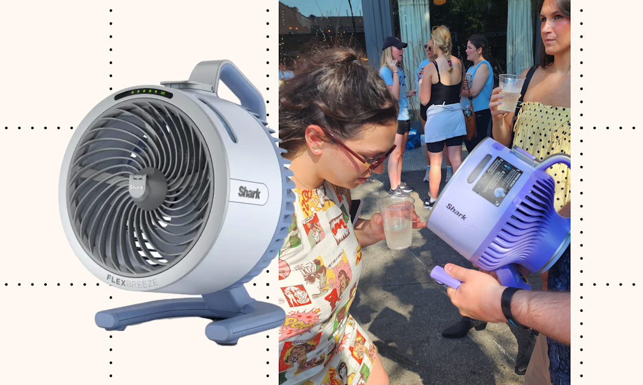 Meet the Shark™ FlexBreeze™ HydroGo™ Misting Portable Fan