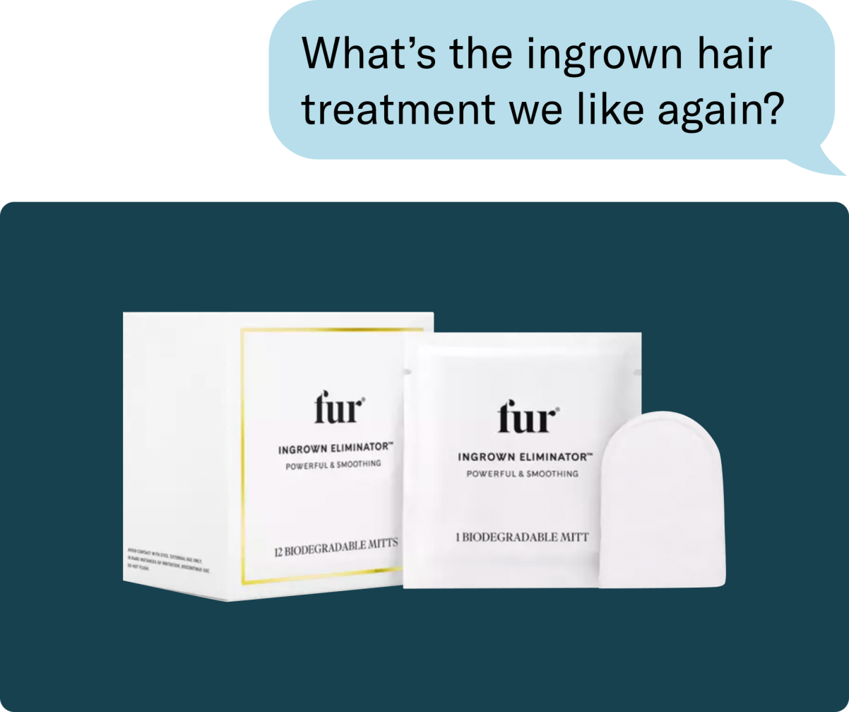 Fur Ingrown Eliminator Mitts