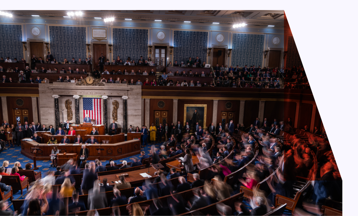 Lawmakers on the House floor