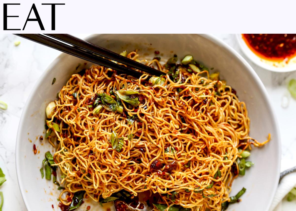 EAT: Pan Fried Noodles with Chili Crisp