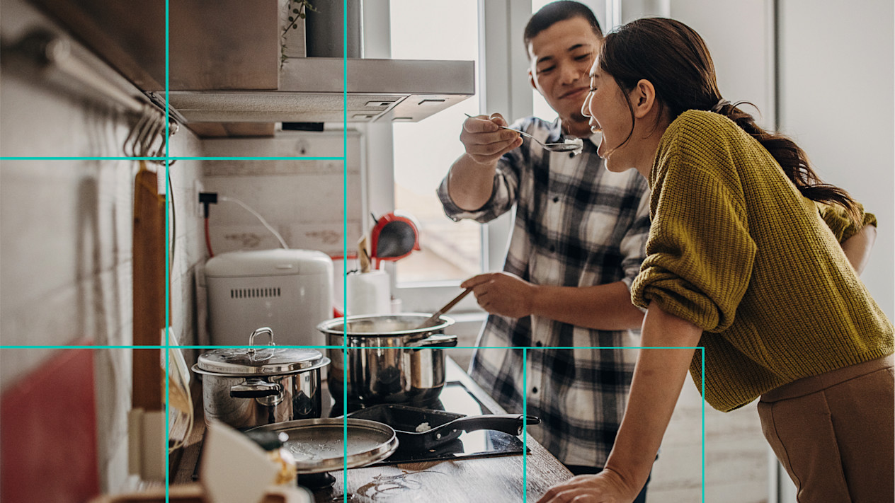 couple cooking