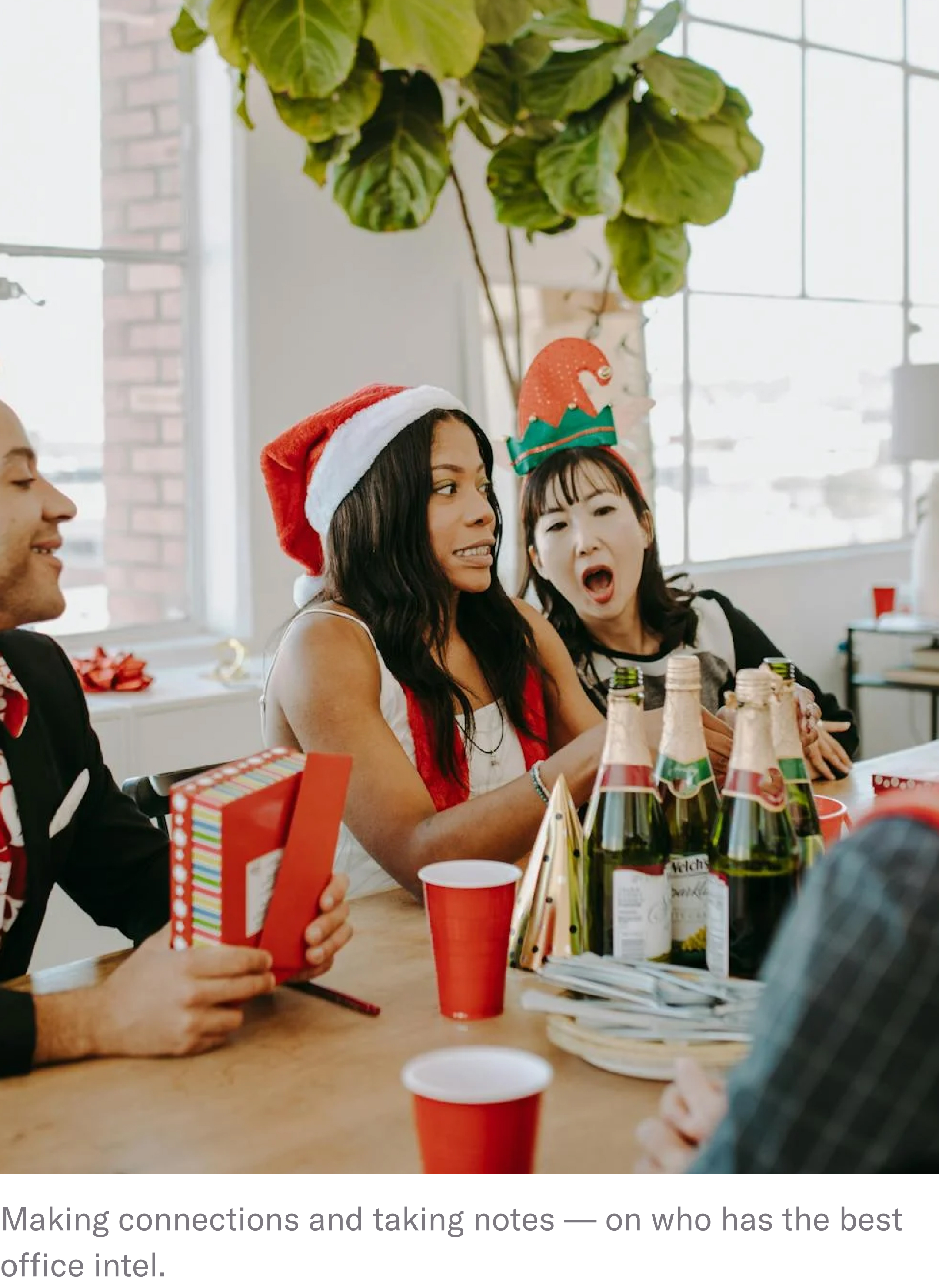 awkward holiday party