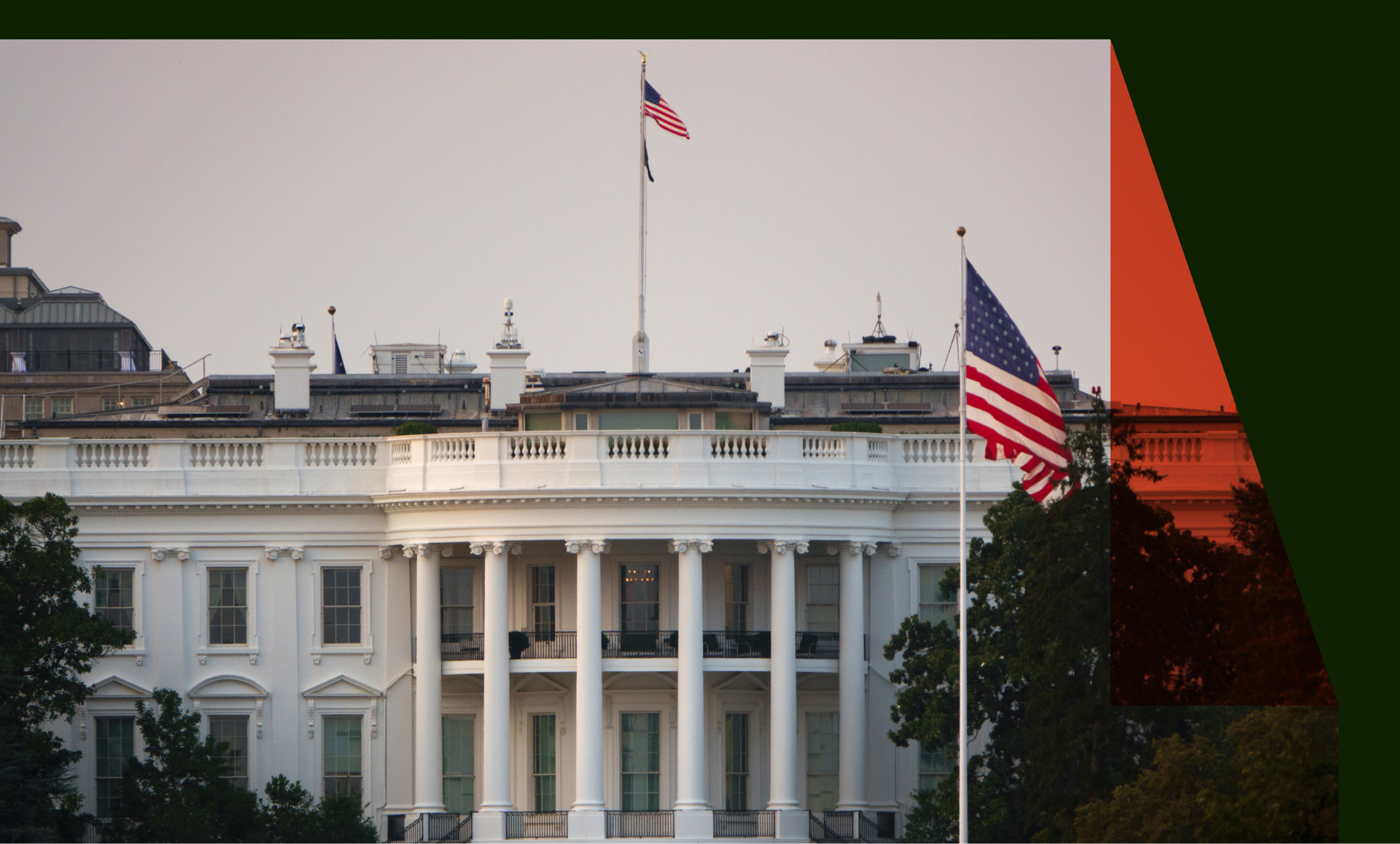 An image of the White House in Washington D.C.