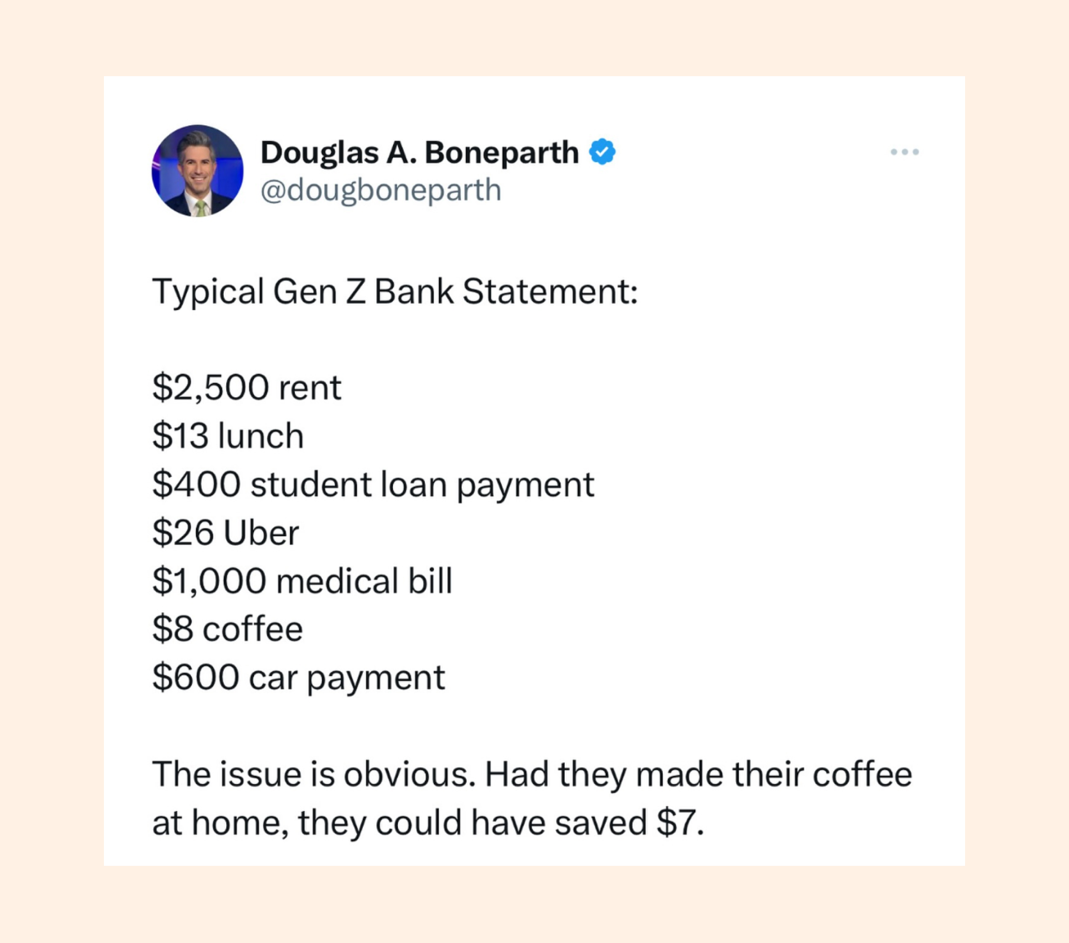 millennial spending meme