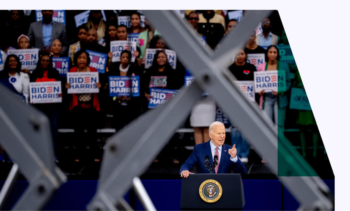 President Joe Biden speaks during a campaign rally at Girard College on May 29, 2024 in Philadelphia, Pennsylvania