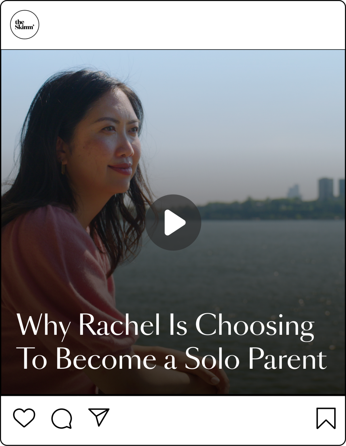 why rachel is choosing to become solo parent