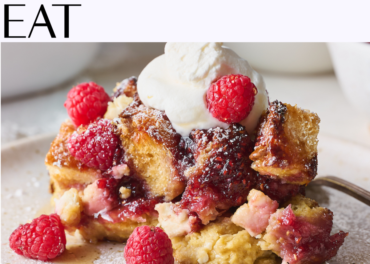 EAT: Baker by Nature’s Overnight Raspberry French Toast Casserole