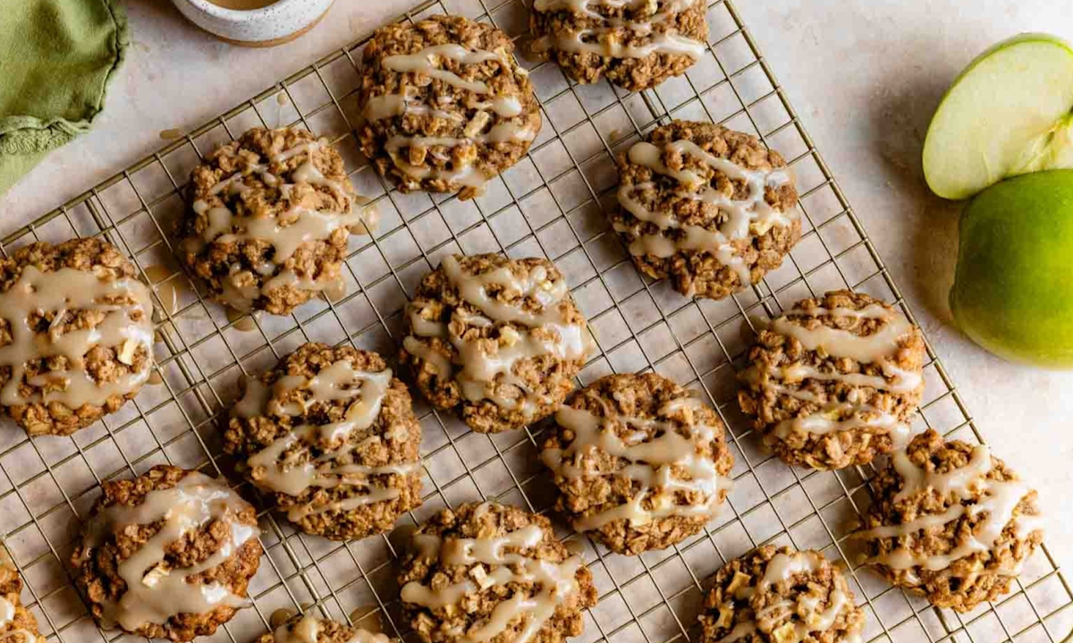 Apple Cinnamon Oatmeal Cookies You Don’t Have To Chill