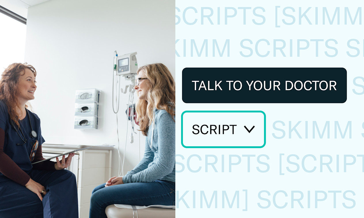 doctor talking to patient