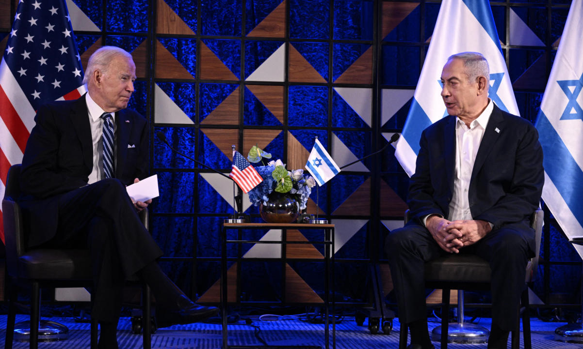 President Biden and Israeli PM Benjamin Netanyahu