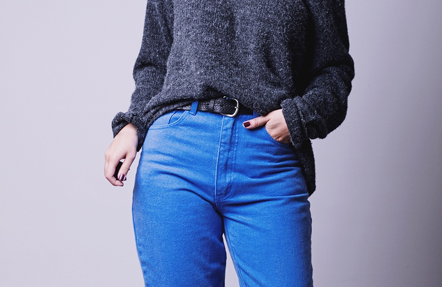 How to style high-waisted jeans so you don't wind up with