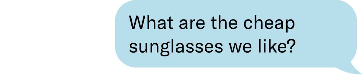 What are the cheap sunglasses we like?