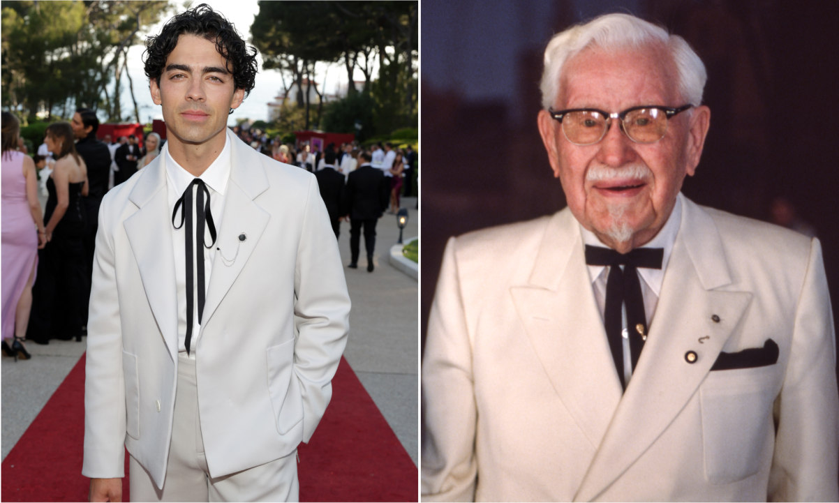 Joe Jonas and Colonel Sanders