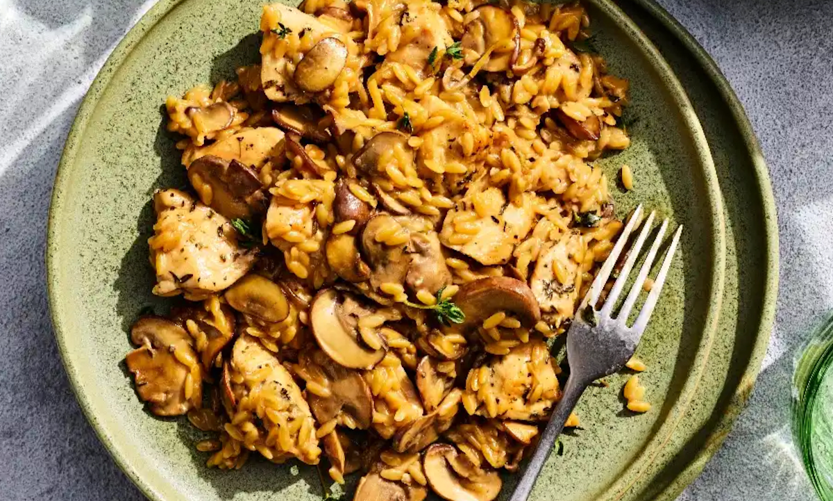 One-Pot Chicken Marsala Orzo Is a 35-Minute Dinner With One Pan to Wash