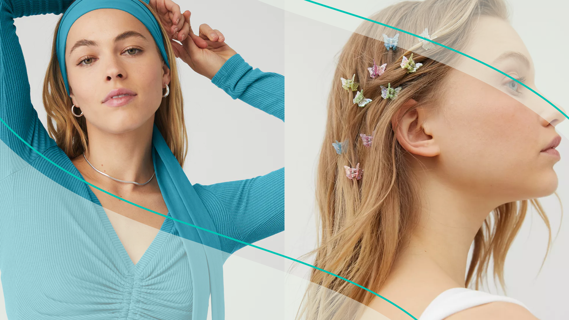 I Am Hair Accessories: 10pc Lot Claw Clips & Head Bands Amazon.com : 10-Piece Gold & Silver Alloy Hair Clips, Hair  main image 3