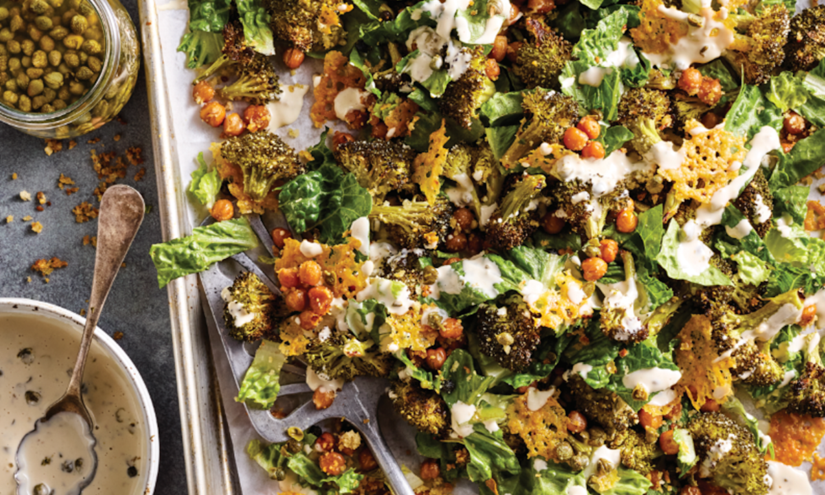 Love and Lemons’s Easy, Cheesy Broccoli Sheet Pan Caesar